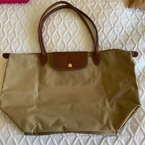 Tan Longchamp Purse